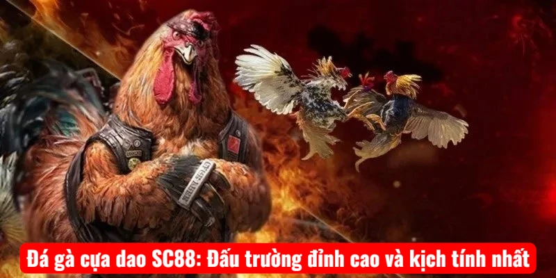 Đá gà cựa dao SC88: Đấu trường đỉnh cao và kịch tính nhất